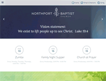 Tablet Screenshot of northportbaptist.org